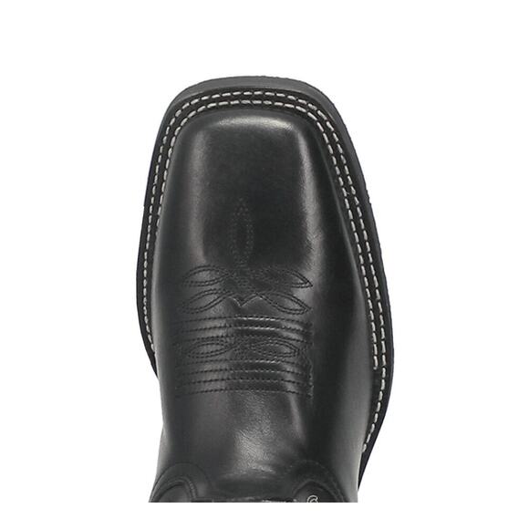 Laredo Kane Black Leather Square Toe Cowboy Boots Men’s 9.5 EW NEW/NIB!! main image 9
